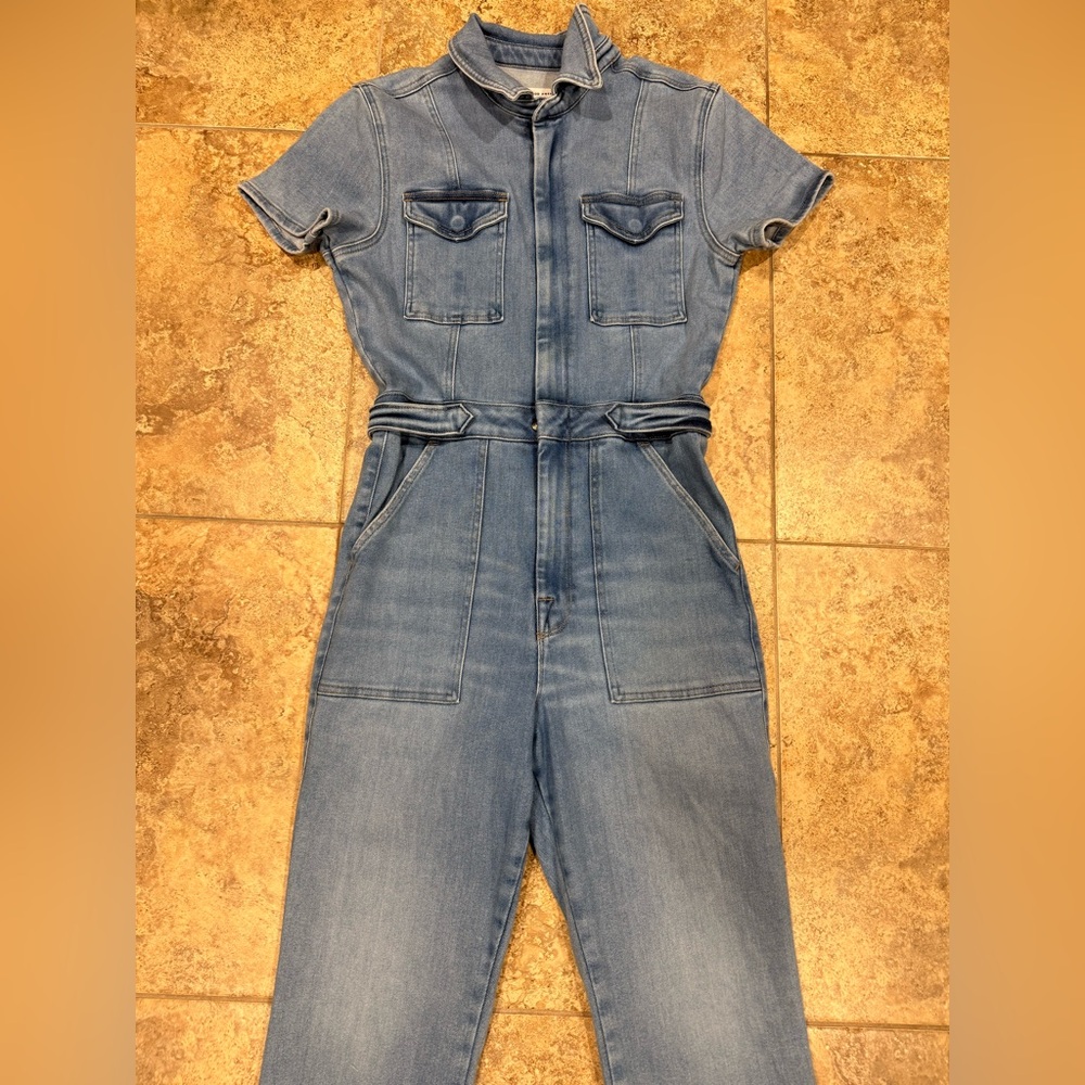 Good American Light Blue Denim Jacket
